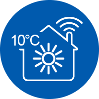 Континуирано греење на 10°C